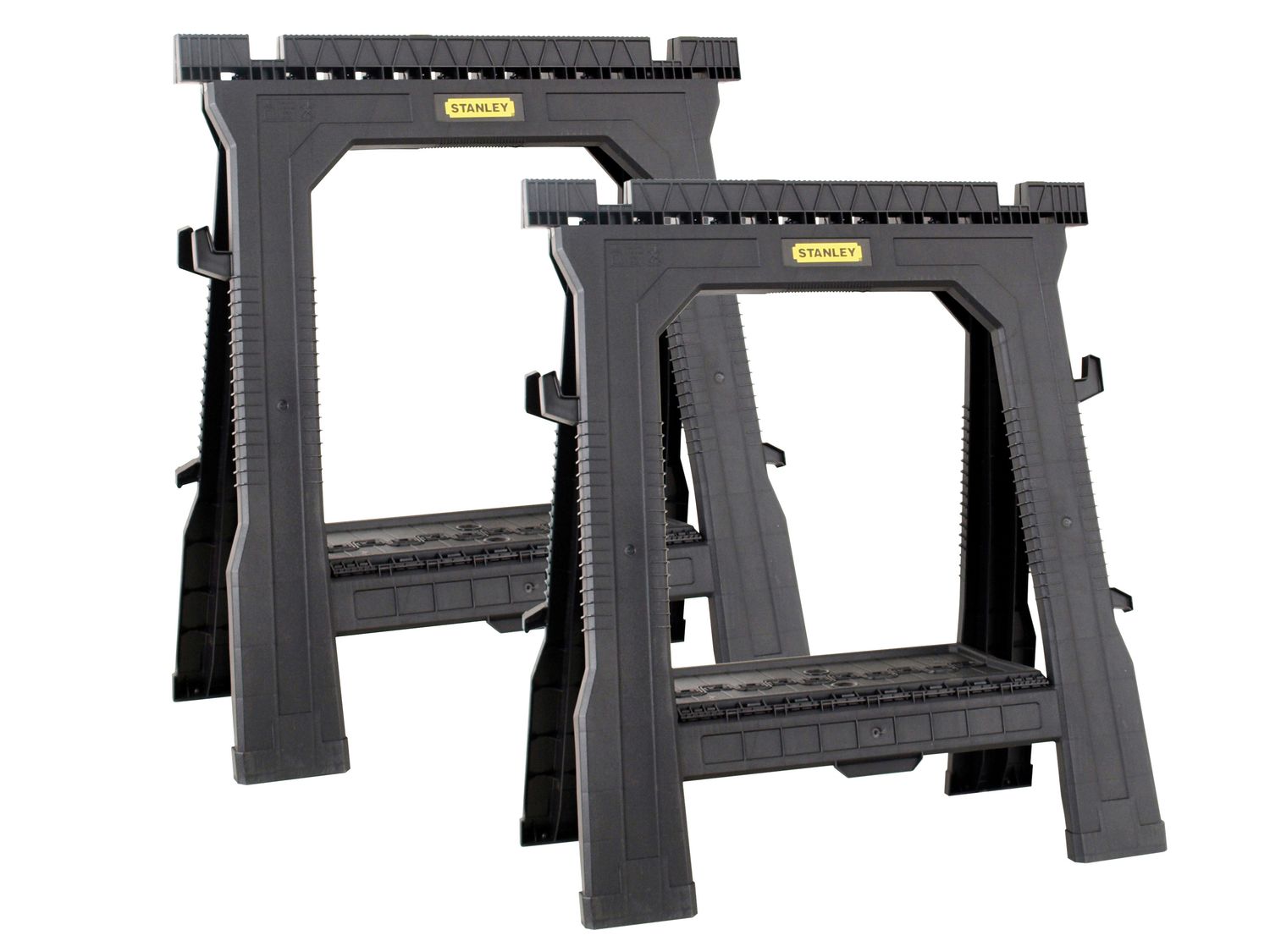 STANLEY STA170713 Folding Sawhorses (Twin Pack)