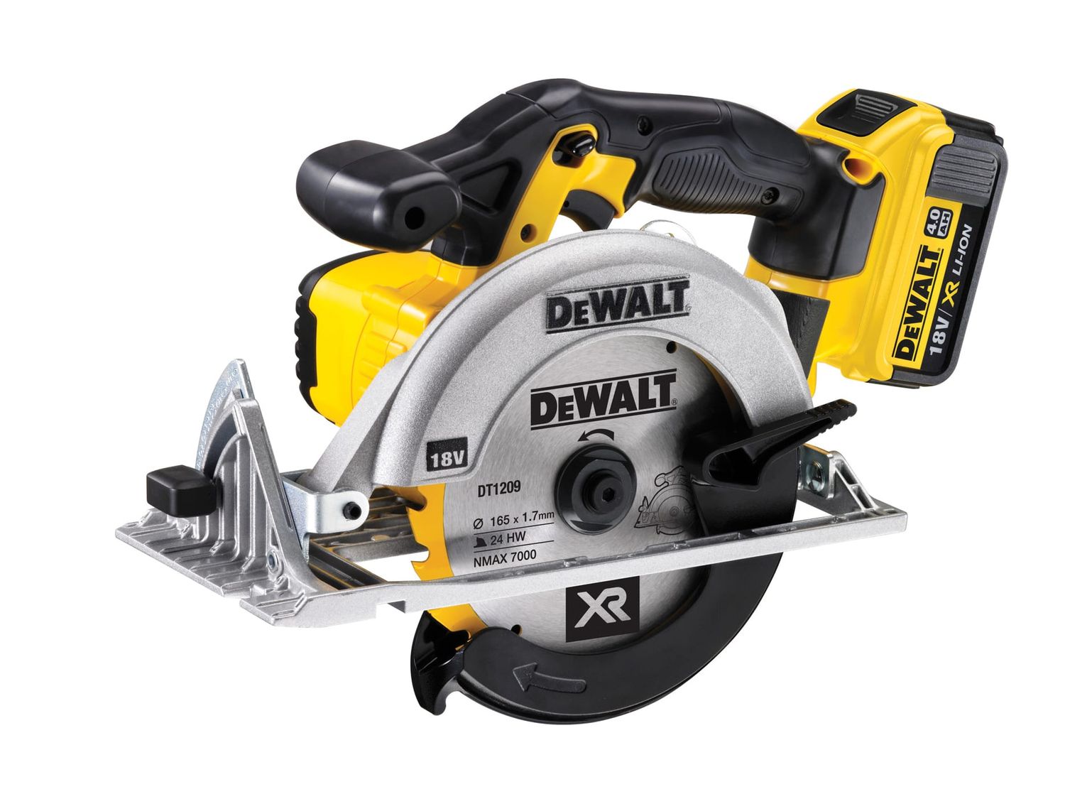 Dewalt DCS391M2 Premium XR 18v 165mm Circular Saw Kit 2 x 4.0Ah Li-ion