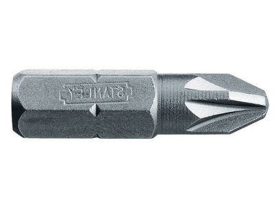 STANLEY STA168945B Pozidriv Bits PZ1 x 25mm (Box 25)