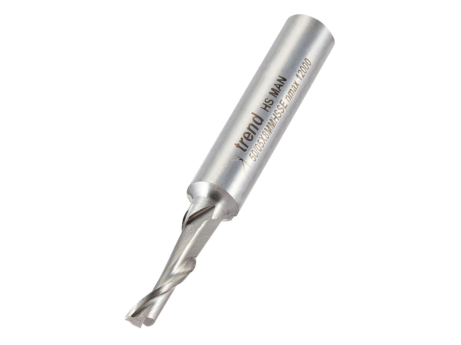 Trend TRE50058HSE 50/05 x 8mm HSSE Helical Plunge Bit 5mm