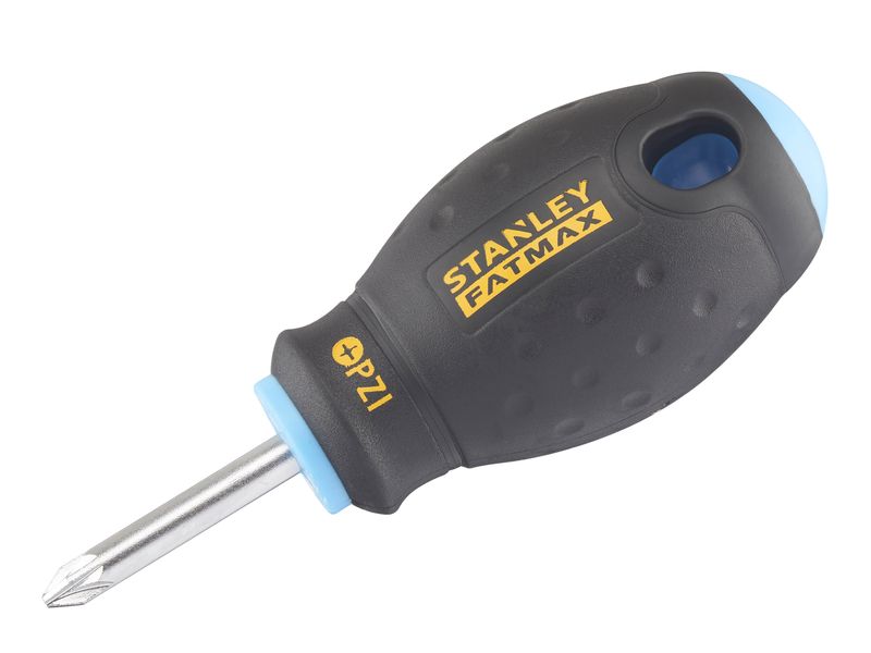 STANLEY STA065408 FatMax Stubby Screwdriver Pozidriv Tip PZ1 x 30mm