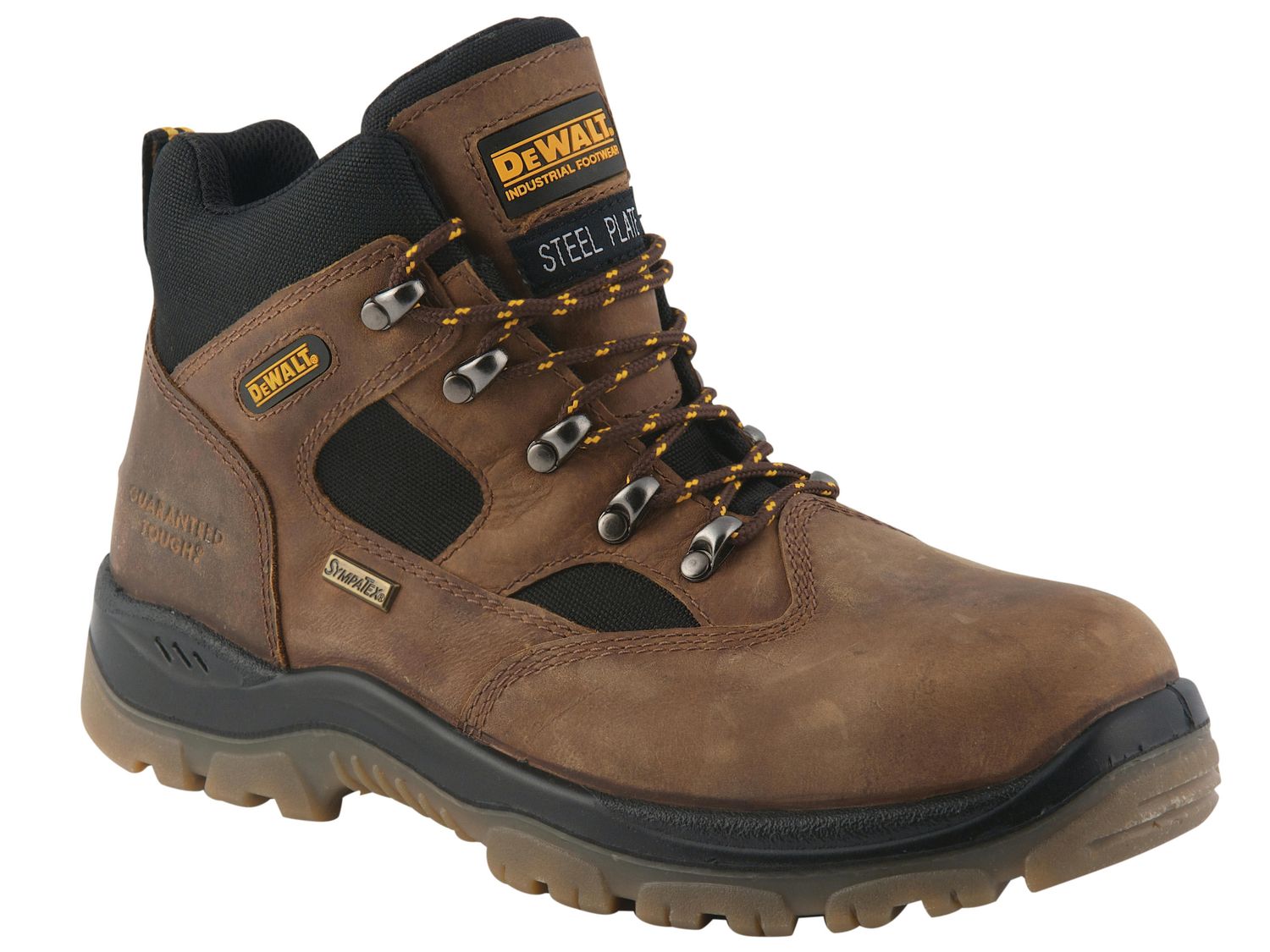 DEWALT DEWCHAL3BR10 Challenger 3 Sympatex Waterproof Hiker Boots Brown UK 10 EUR 45