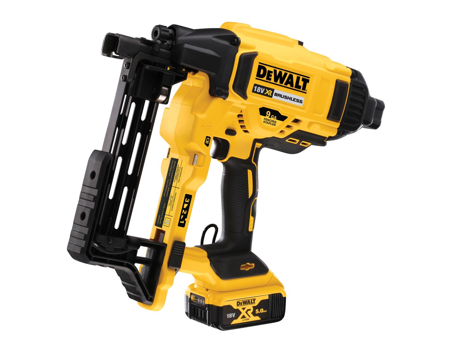 DEWALT DEWDCFS950P2 DCFS950P2 Brushless XR Fencing Stapler 18V 2 x 5.0Ah Li-ion