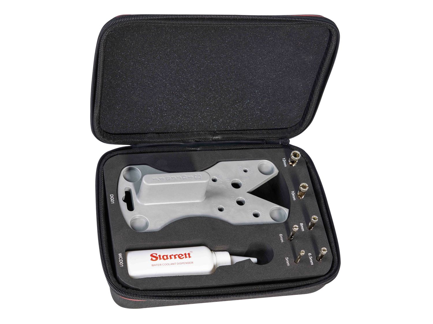 Starrett STRKD06041 KD06041 Diamond Tile Drill Bit Set, 6 Piece