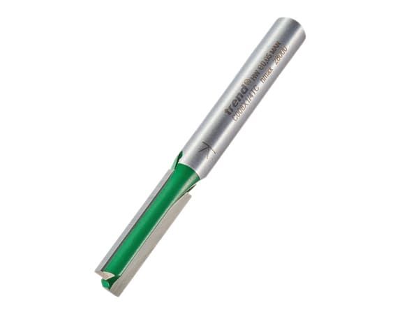 Trend TREC00814TC C008 x 1/4 TCT Two Flute Cutter 6.3 x 25.4mm