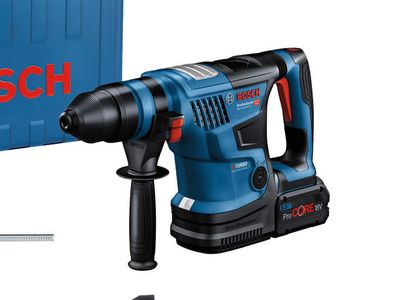 Bosch BSH611914073 GBH 18V-34 CF Pro BITURBO SDS-Plus Rotary Hammer 18V 2 x 5.5Ah ProCORE18V Li-ion