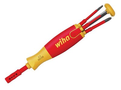 Wiha WHA38612 LiftUp electric Bit Magazine SL/PH Screwdriver Set, 6 Piece