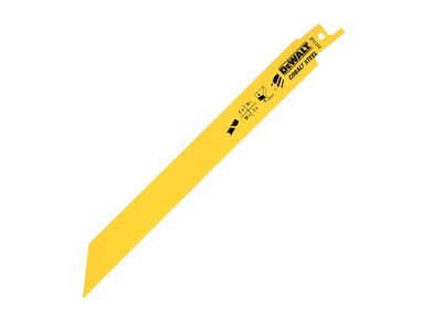 DEWALT DEWDT2354QZ Bi-Metal Reciprocating Blade for Metal 203mm x 18 TPI (Pack 5)
