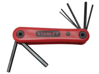 STANLEY STA469261 Metric Folding Hexagon Key Set,7 Piece