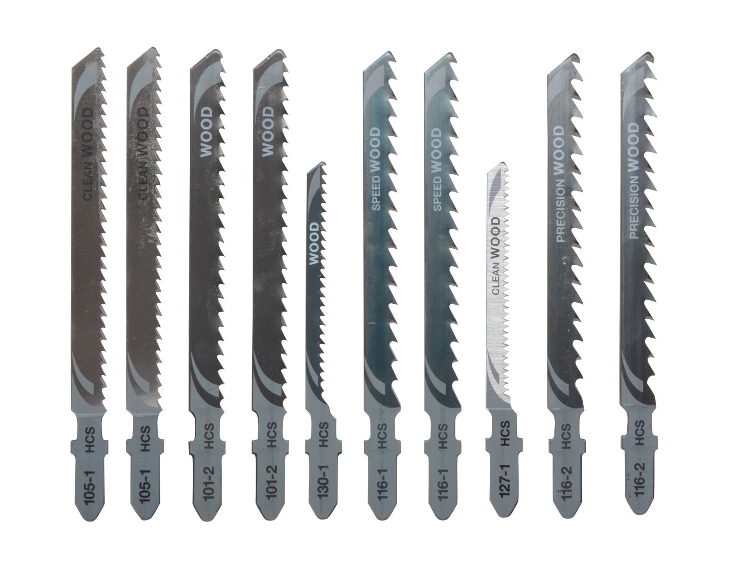 DEWALT DEWDT2290 HCS Wood Jigsaw Blades Variety Pack of 10