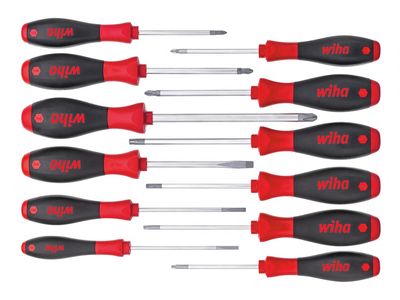 Wiha WHA41002 SoftFinish Screwdriver Set, 12 Piece