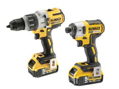 DEWALT DEWDCK276P2 DCK276P2 Brushless Twin Pack 18V 2 x 5.0Ah Li-ion