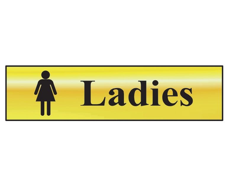 Scan SCA6002 Ladies - Polished Brass Effect 200 x 50mm