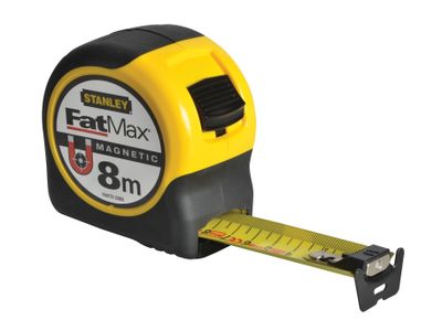 STANLEY STA033868 FatMax Magnetic BladeArmor Tape 8m (Width 32mm) (Metric only)