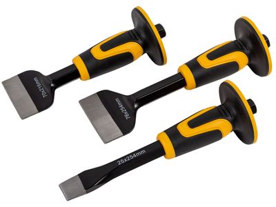 Roughneck ROU31970 Chisel &amp; Bolster Set, 3 Piece