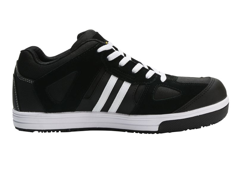 STANLEY Clothing STCCODY7 Cody Safety Trainers Black/White Stripe UK 7 EUR 41