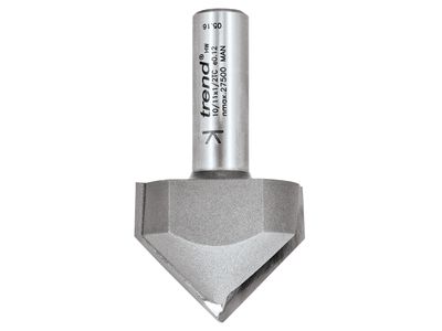 Trend TRE101112TC 10/11 x 1/2 TCT V-Groove Chamfer 45° 19.0 x 38mm
