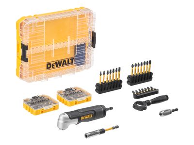 DEWALT DEWDT70775QZ DT70775 Mix Bit Set with Right-Angle Attachment, 80 Piece