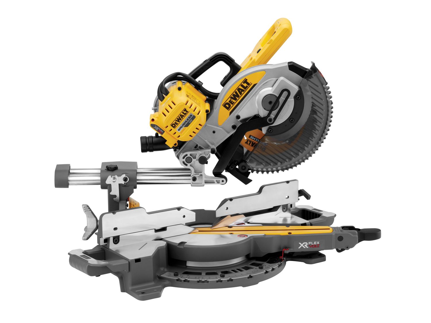DEWALT DEWDCS727N DCS727N XR FlexVolt Slide Mitre Saw 250mm 54V Bare Unit