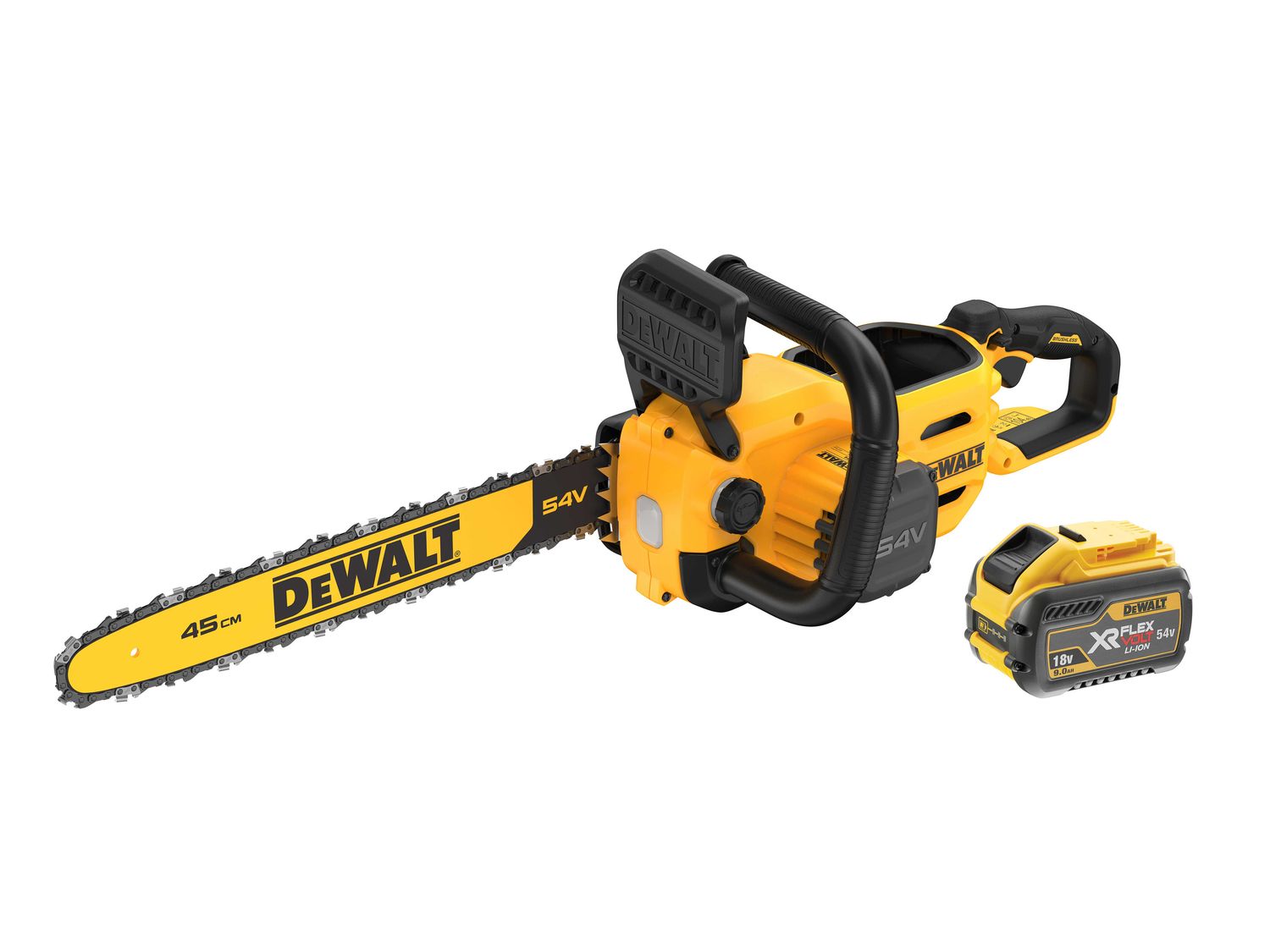 DEWALT DEWDCMCS574X DCMCS574X XR FlexVolt Chainsaw 45cm Bar 54V 1 x 3.0Ah Li-ion