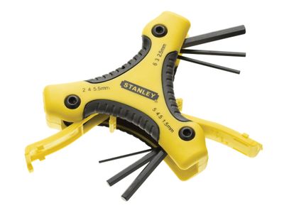 STANLEY STA095935 Metric Triangle Hexagon Key Set, 9 Piece