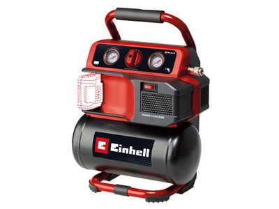 Einhell EINTEAC1875N TE-AC 18/75 Li OF-Solo Power X-Change Air Compressor 18V Bare Unit