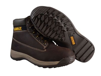DEWALT DEWAPPREN10B Apprentice Hiker Nubuck Boots Brown UK 10 EUR 45