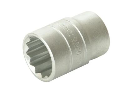 Teng TENM120521 M120521-C 1/2&quot; Bi-Hexagon 12-Point 21mm Socket