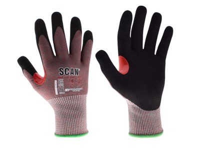 Scan SCAGLOCUTFXL Nitrile Palm Cut F Gloves - XL (Size 10)