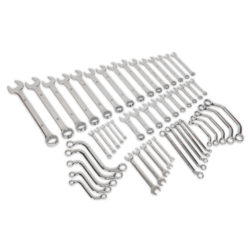 Sealey Siegen S01084 Multipurpose Spanner Set 50pc