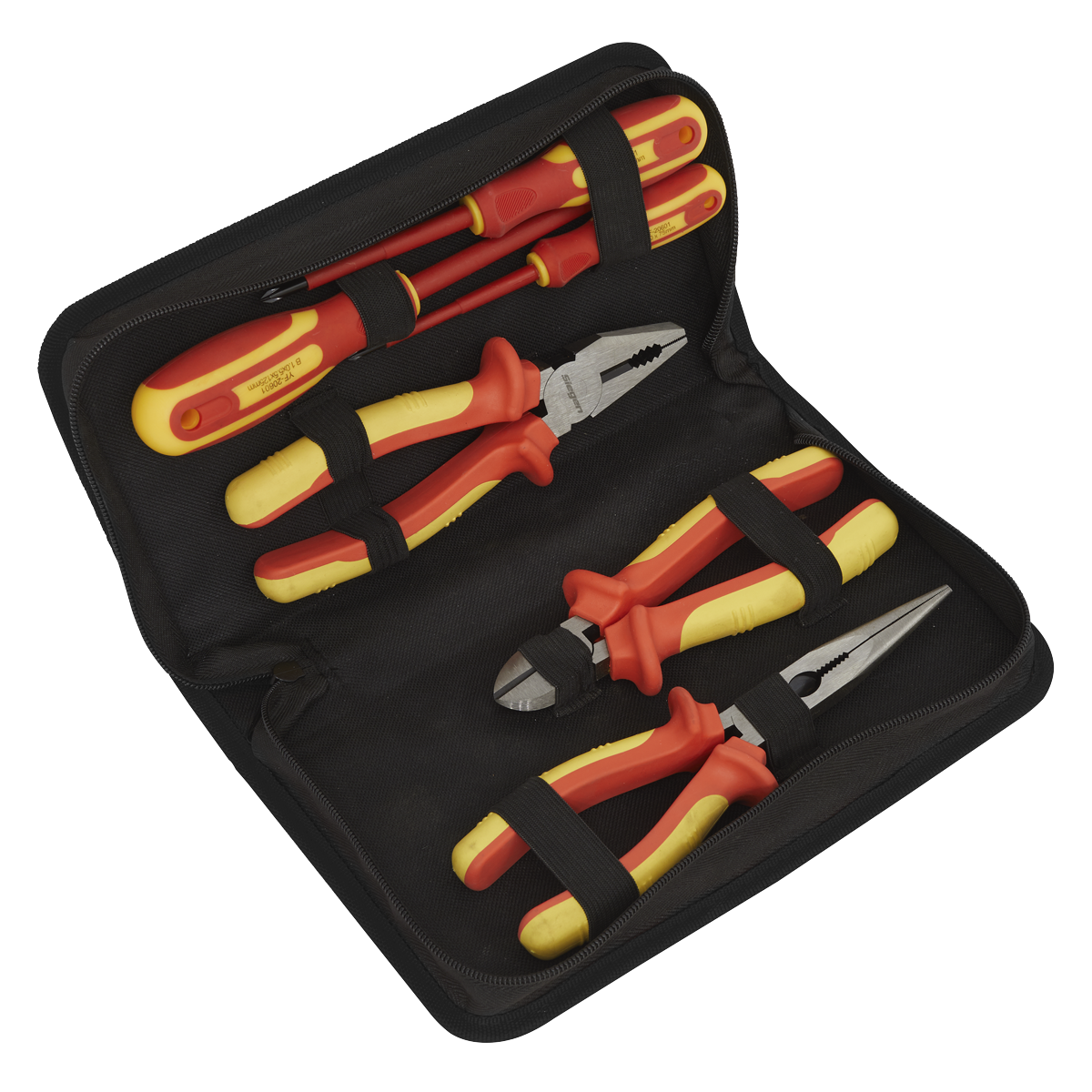 Sealey Siegen S01218 6pc VDE Electrician&#39;s Tool Kit