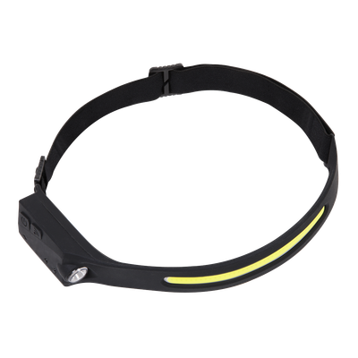 Sealey HT104R Rechargeable Head Torch with Auto-Sensor 5W COB and 3W LED