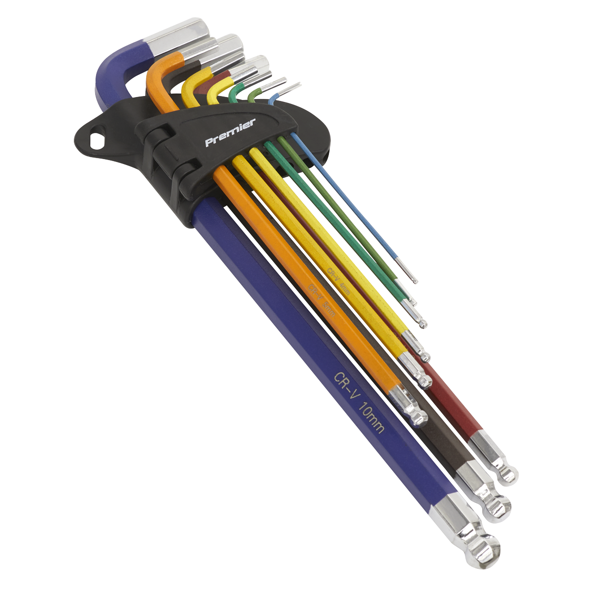 Sealey Premier AK7191 9pc Extra-Long Ball-End Hex Key Set