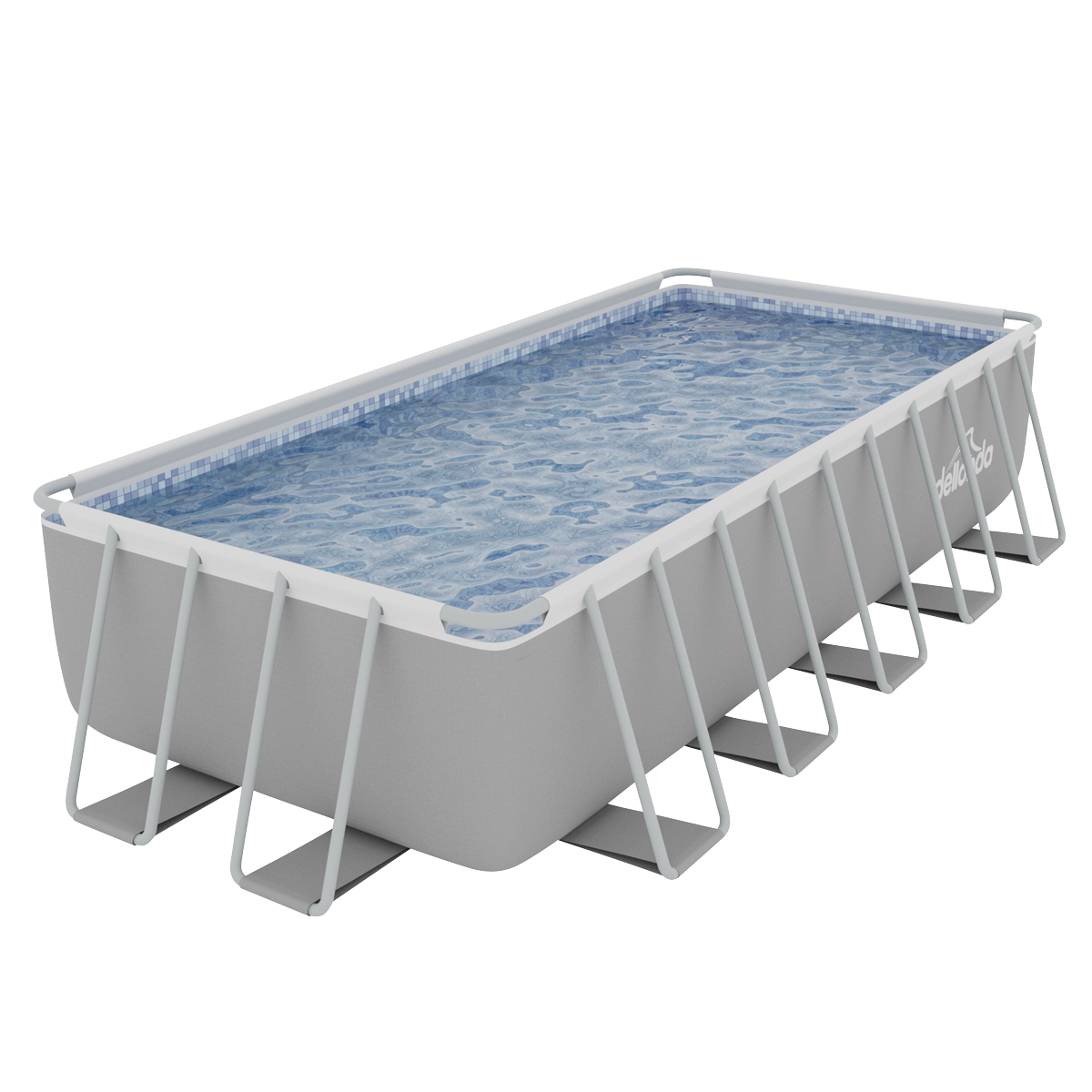 Sealey Dellonda DL150 Deluxe Steel Frame 21ft Swimming Pool with Step Ladder, Filter and Pump