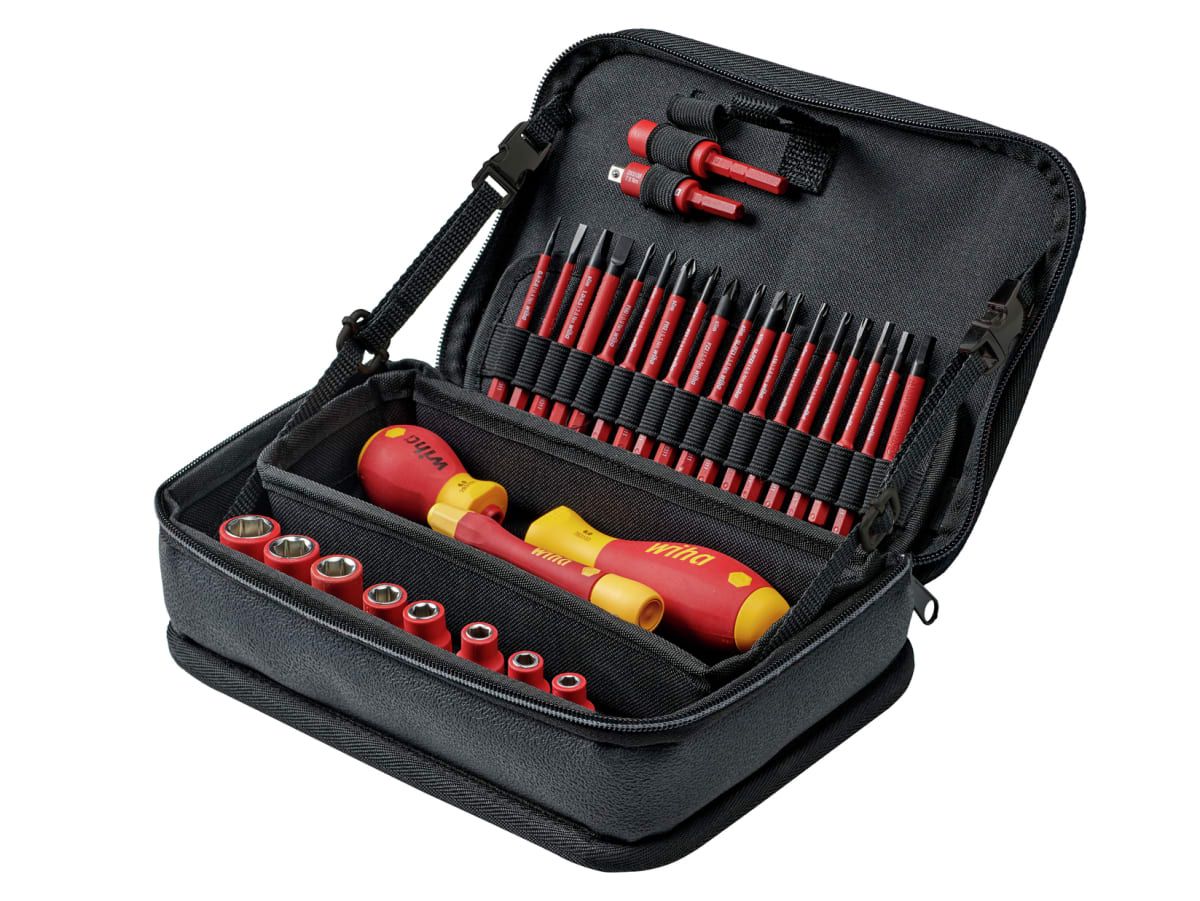 Wiha 43465 32pc slimVario VDE Tool Set in Case