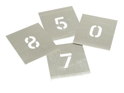 Stencils STNF1W Set of Zinc Stencils - Figures 1in Walleted