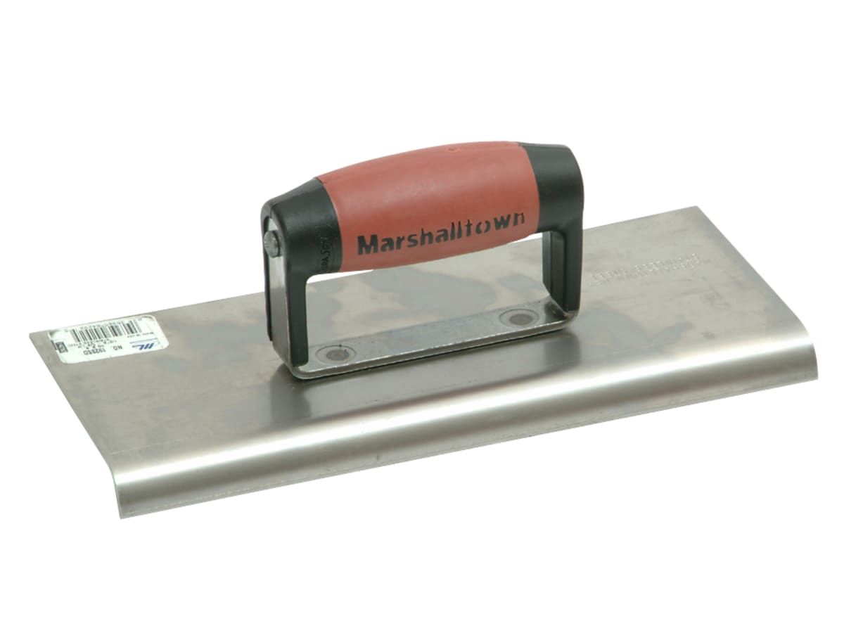 Marshalltown M192SSD Stainless Steel Cement Edger DuraSoft Handle 10 x 4in