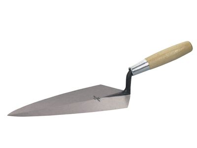 Marshalltown M1912 Philadelphia Pattern Brick Trowel Wooden Handle 12in