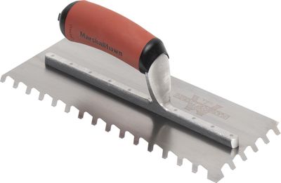 Marshalltown MLF1411SD LayFlat 6mm Notch Trowel 11 x 4.1/2in