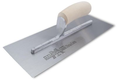 Marshalltown MXS13 Plasterer&#39;s Finishing Trowel Wooden Handle 13 x 5in