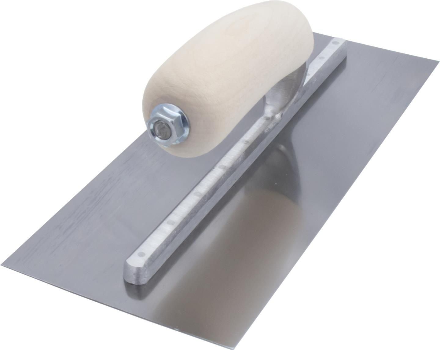 Marshalltown MXS1SS Plasterer&#39;s Finishing Trowel Stainless Steel Wooden Handle 11 x 4.1/2in