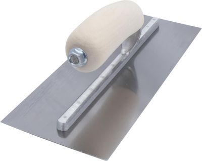 Marshalltown MXS1SS Plasterer&#39;s Finishing Trowel Stainless Steel Wooden Handle 11 x 4.1/2in