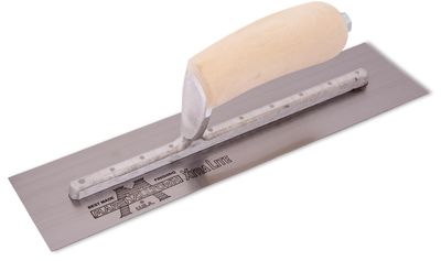 Marshalltown MXS7 Plasterer&#39;s Finishing Trowel Wooden Handle 12 x 5in
