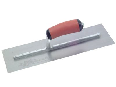 Marshalltown MPB14SSD Pre-Worn PermaShape Finishing S/S Trowel DuraSoft® Handle 14 x 5in