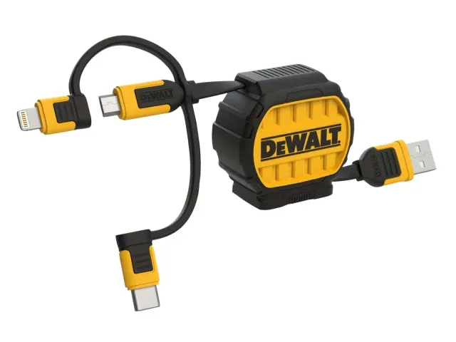 Dewalt DWT1311364 3-in-1 Retractable Cable 0.9m (3ft)