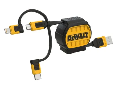 Dewalt DWT1311364 3-in-1 Retractable Cable 0.9m (3ft)