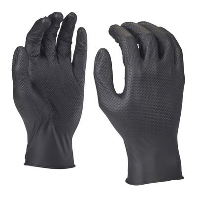 Milwaukee 4932493235 Nitrile Disposable Gloves Large Size 9 Pack of 50