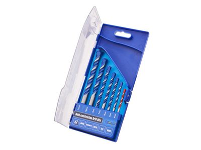 Faithfull FAIMCDSET7 7pc Multi-Construction Drill Bit Set XMS25DRILL7