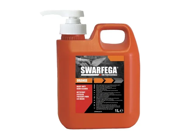 Swarfega SOR1LMP Orange Hand Cleaner Pump Bottle 1 litre