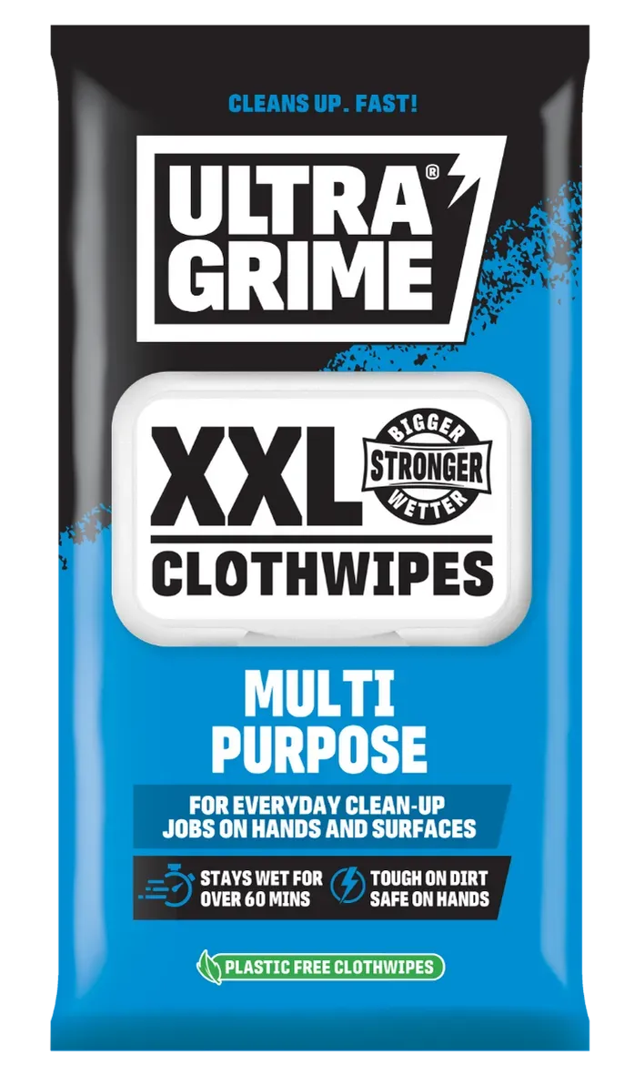 UltraGrime 5411 Multi-Purpose XXL Clothwipes Pack 40